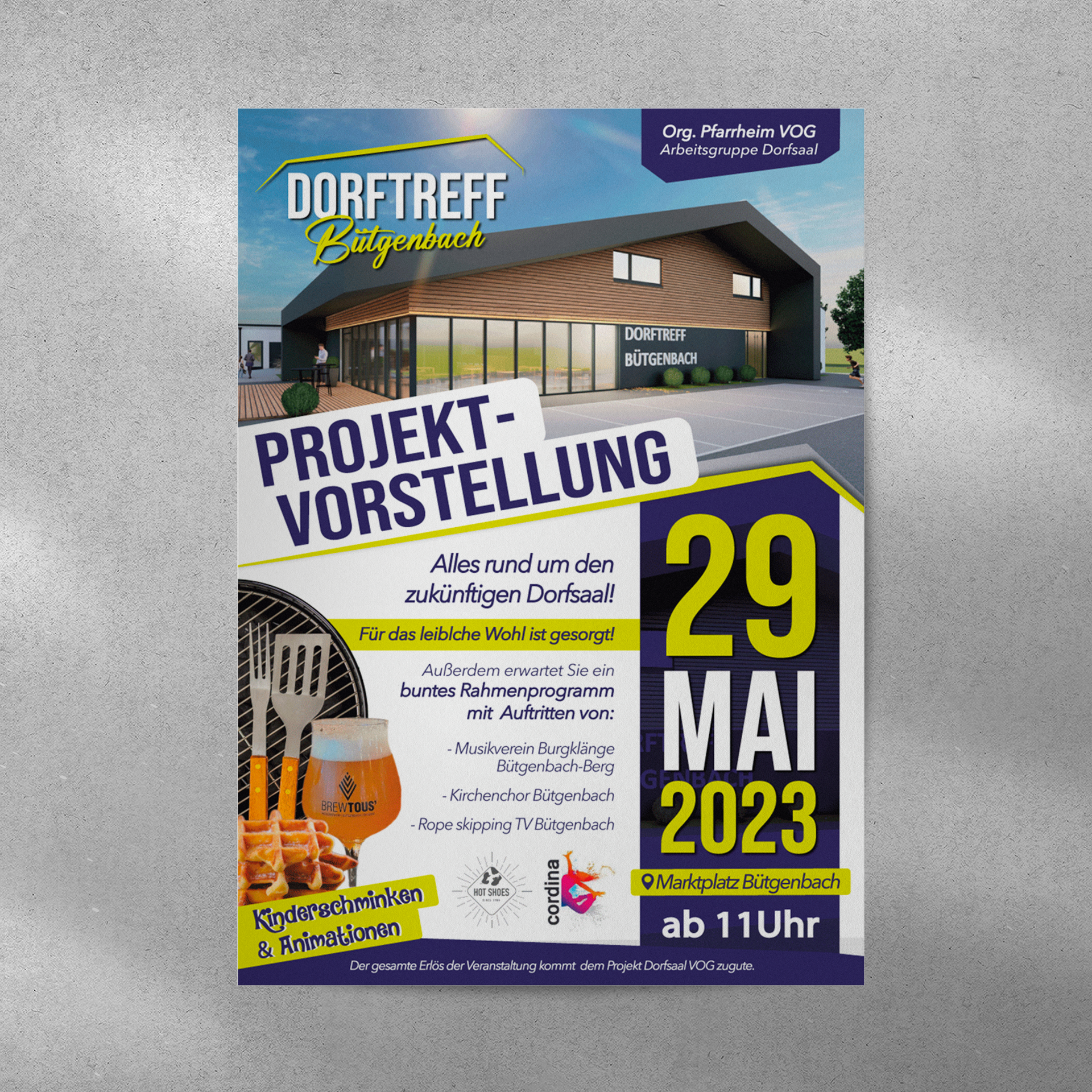 Event – Projektvorstellung Dorfsaal Bütgenbach