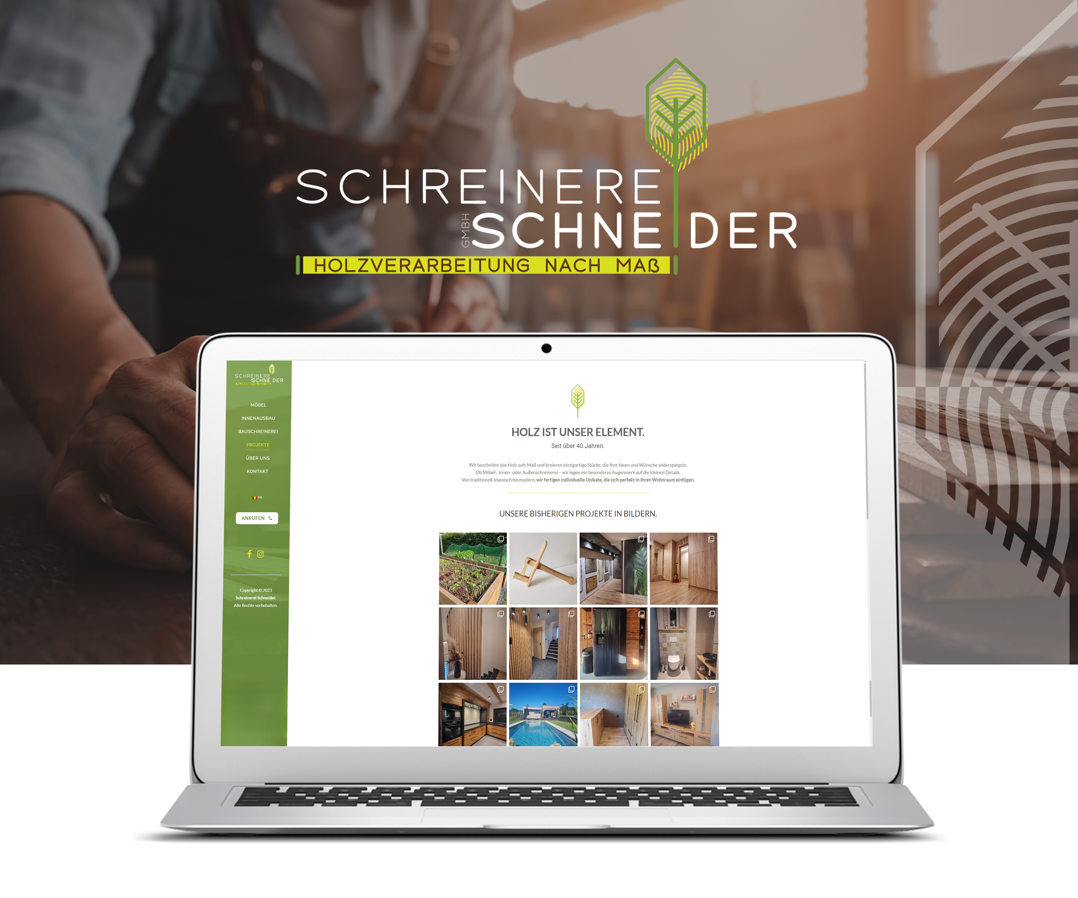 Webdesign – Schreinerei Schneider